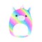 Squishmallow 12 Inch Plush | Prim The Pride Unicorn Rainbow With Love Belly